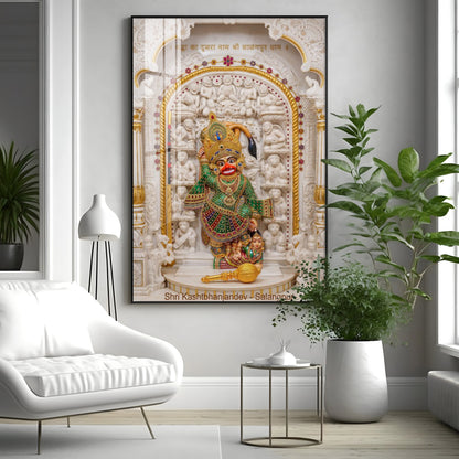 Divine Shri Kashtbhanjandev Premium Acrylic Vertical Wall Art