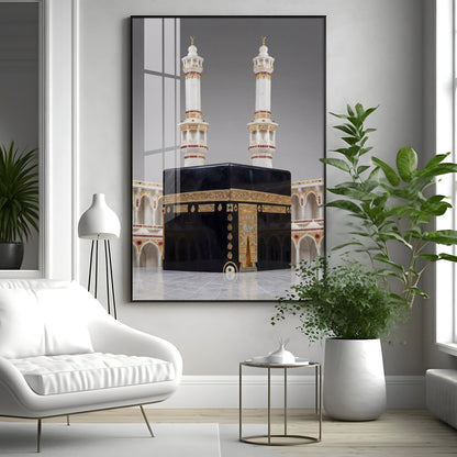 Subhaan Allah Khana Kaba Premium Acrylic Vertical Wall Art