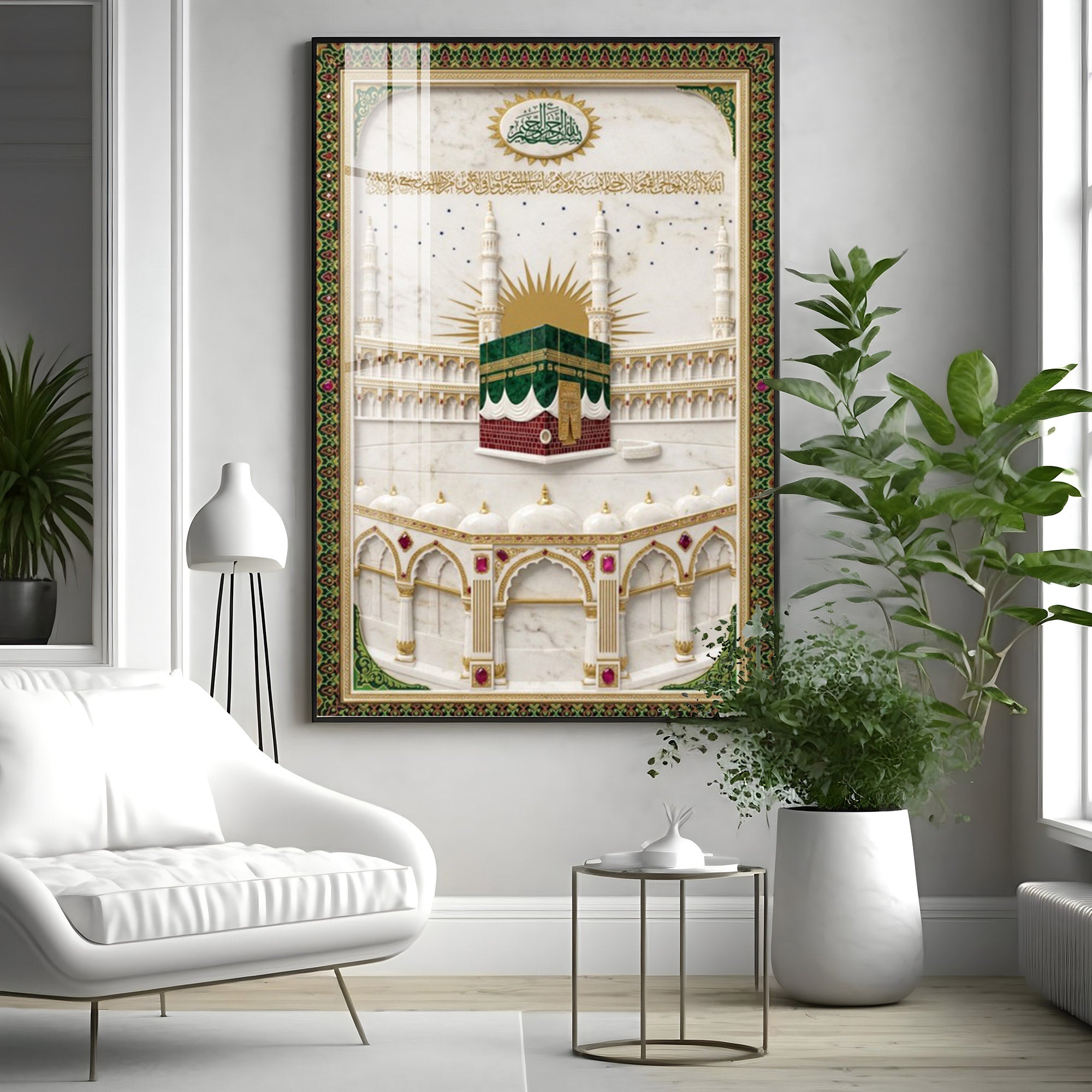 Holy Kaaba Premium Acrylic Vertical Wall Art