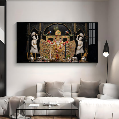 Divine Frame With Shri Sanwariya Seth Ji Premium Acrylic Horizontal Wall Art