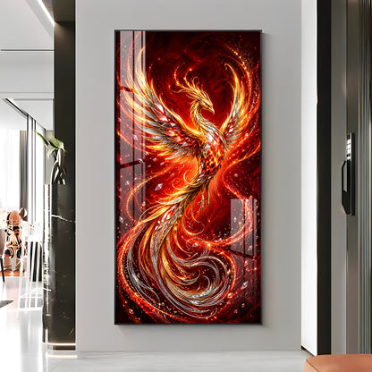 Beautiful Phoenix Premium Acrylic Vertical Wall Art
