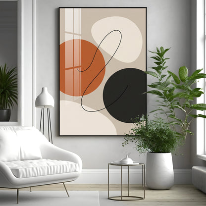 Circle Symphony Premium Acrylic Vertical Wall Art