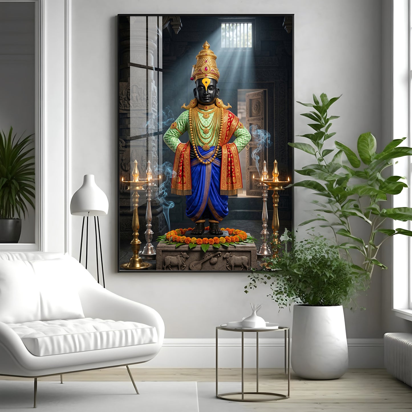 Lord Panduranga Premium Acrylic Vertical Wall Art