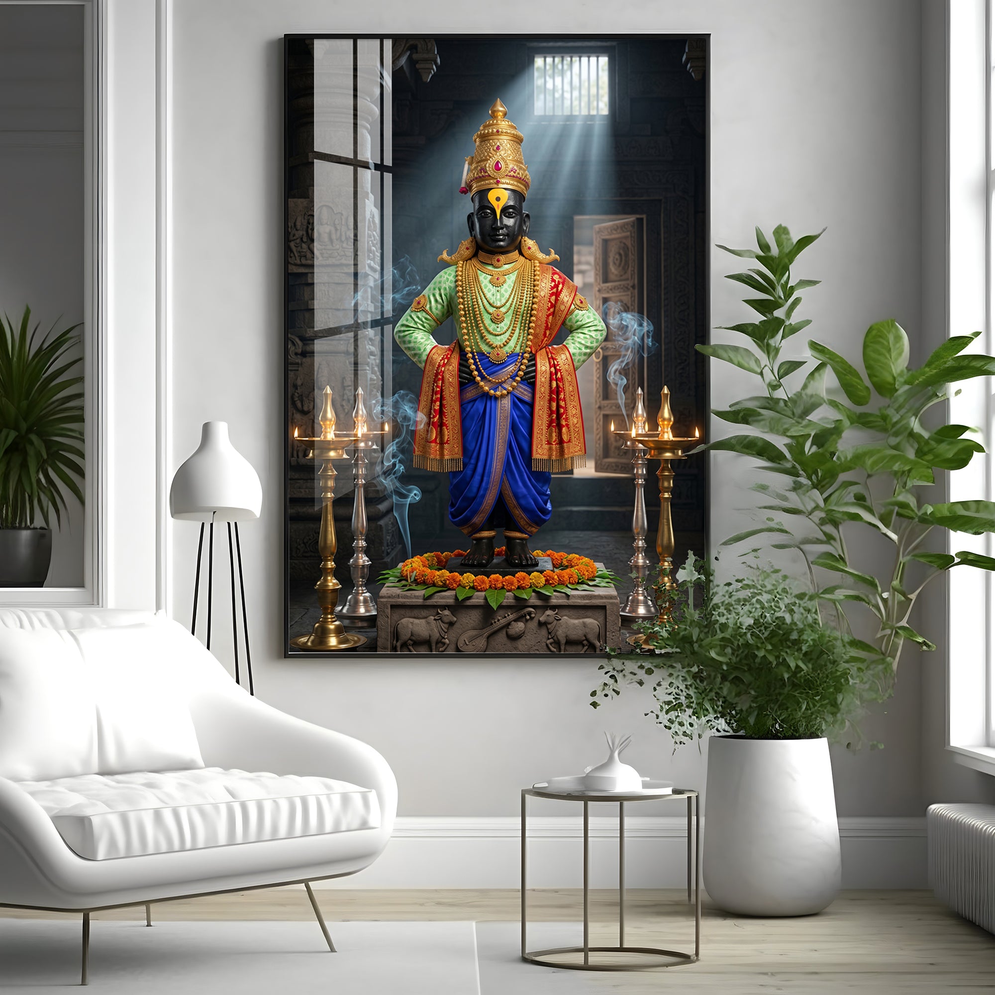 Lord Panduranga Premium Acrylic Vertical Wall Art