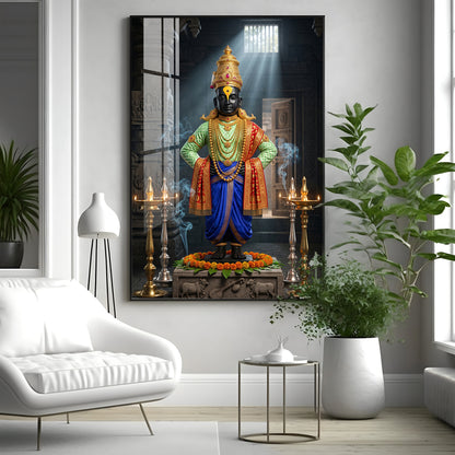 Lord Panduranga Premium Acrylic Vertical Wall Art
