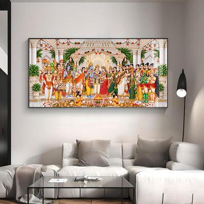 Srinivasa Kalyanam Divine Moment Premium Acrylic Horizontal Wall Art