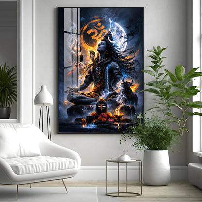 Shambhu Premium Acrylic Vertical Wall Art