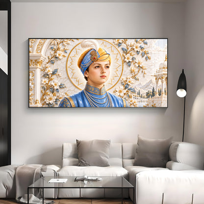 Guru Harkrishan Sahib Ji Premium Acrylic Horizontal Wall Art