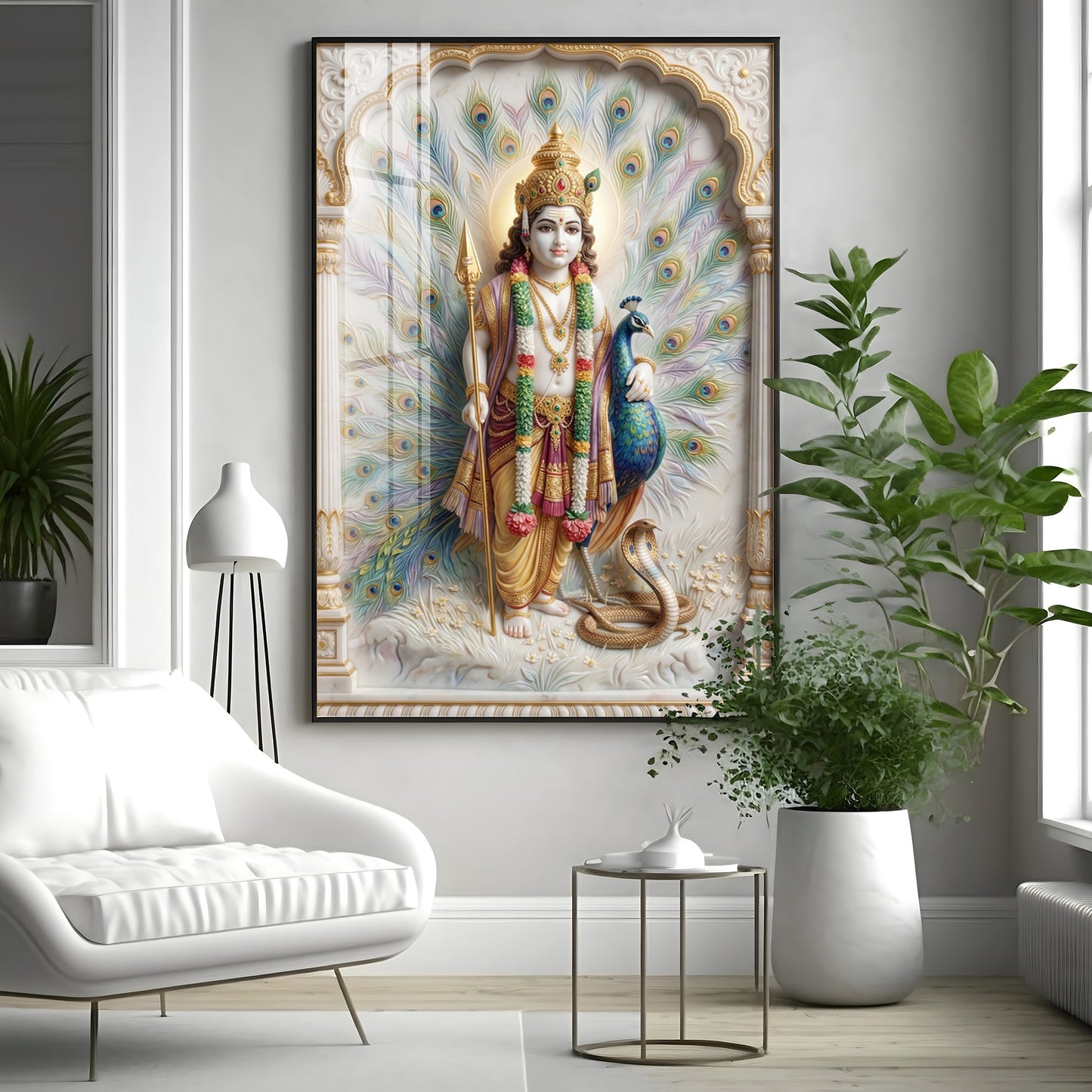 Little Kartikeya Premium Acrylic Vertical Wall Art