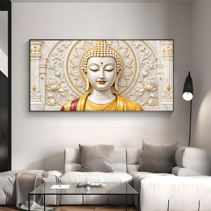 Peaceful Buddha Premium Acrylic Horizontal Wall Art