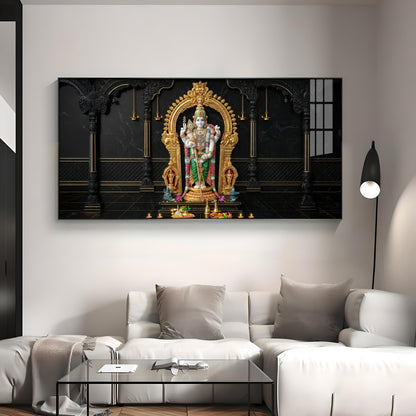 Lord Murugan Home & Temples Premium Acrylic Horizontal Wall Art