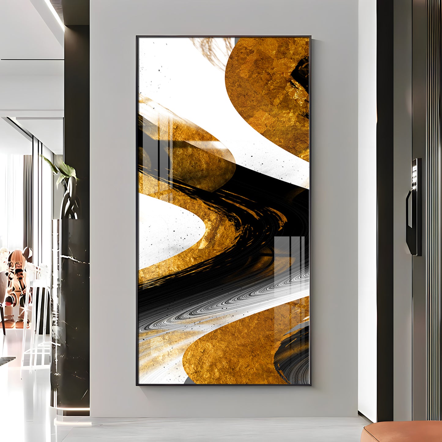 Modern Muse Canvas Premium Acrylic Vertical Wall Art
