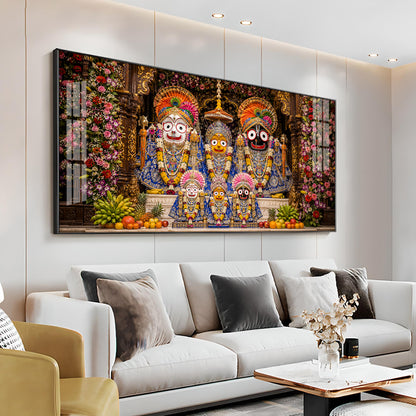 Ratna Shringar Darshan Of JagannathPuri Premium Acrylic Horizontal Wall Art