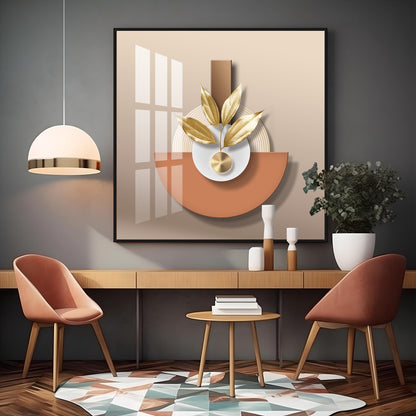 Leafy Luxe Vase Premium Acrylic Square Wall Art