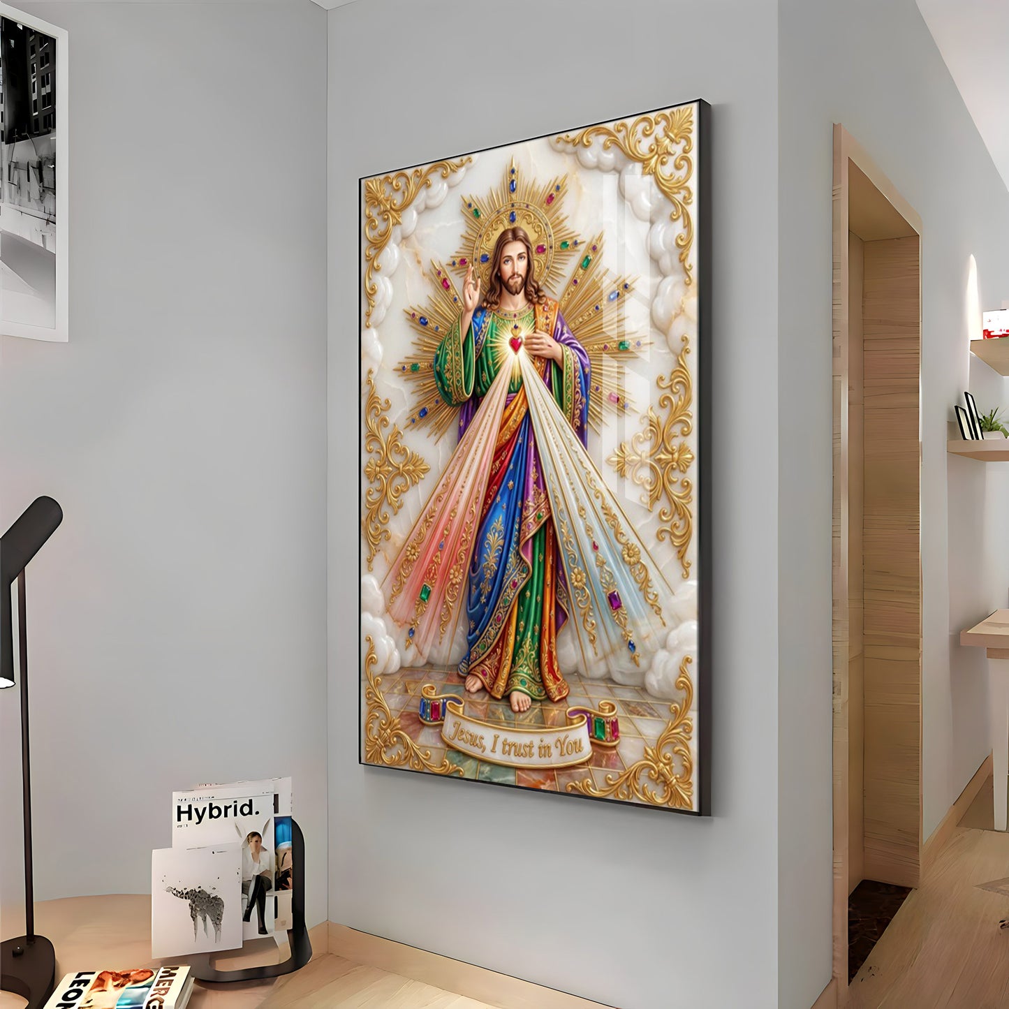 Divine Mercy Of Jesus Premium Acrylic Vertical Wall Art