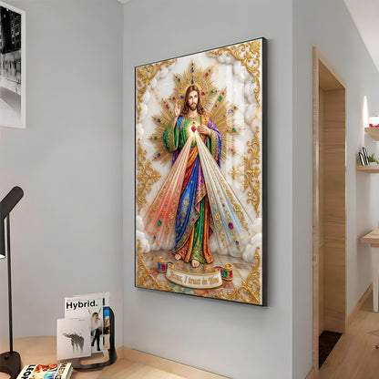 Divine Mercy Of Jesus Premium Acrylic Vertical Wall Art