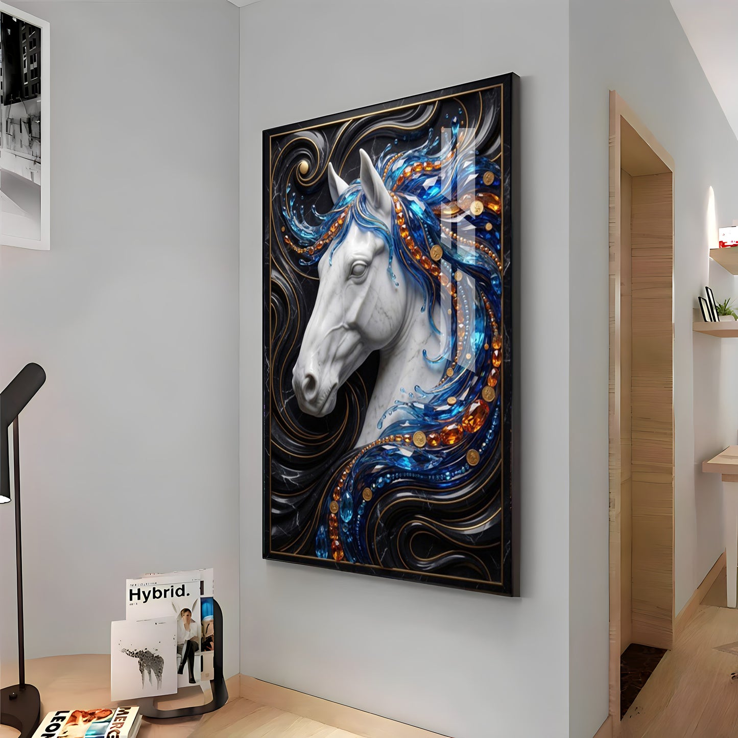 Mystic Horse Premium Acrylic Vertical Wall Art