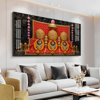 Maa Vaishno Devi Darshan Premium Acrylic Horizontal Wall Art