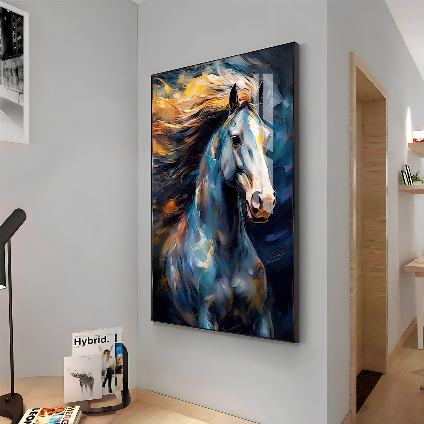 Radiant Horse Premium Acrylic Vertical Wall Art