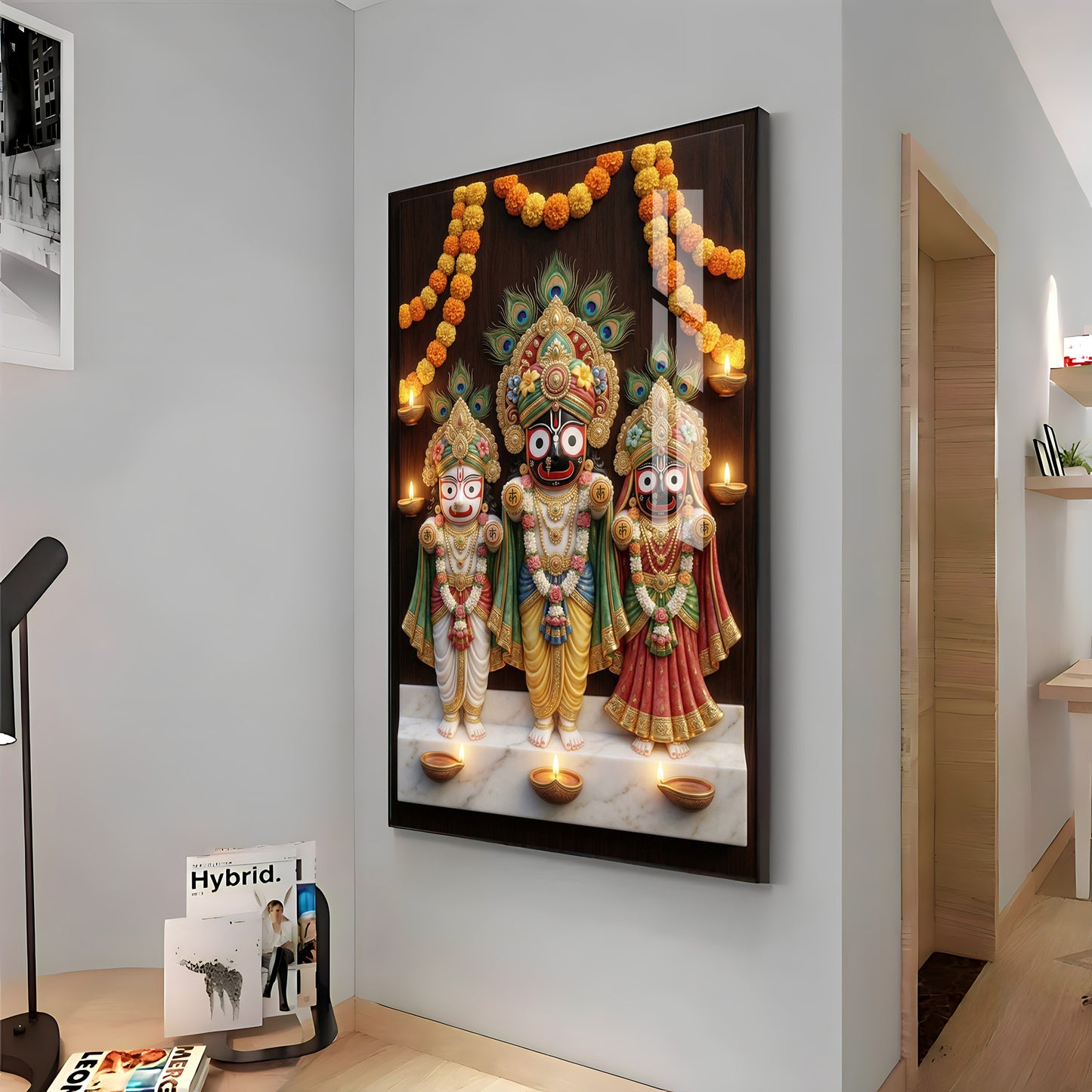 Jagannath Mahaprabhu Premium Acrylic Vertical Wall Art