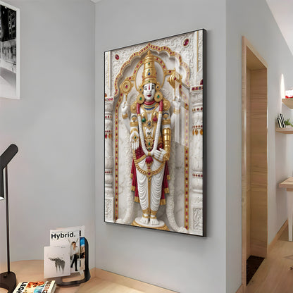 Divine Lord Murungan Ji Premium Acrylic Vertical Wall Art
