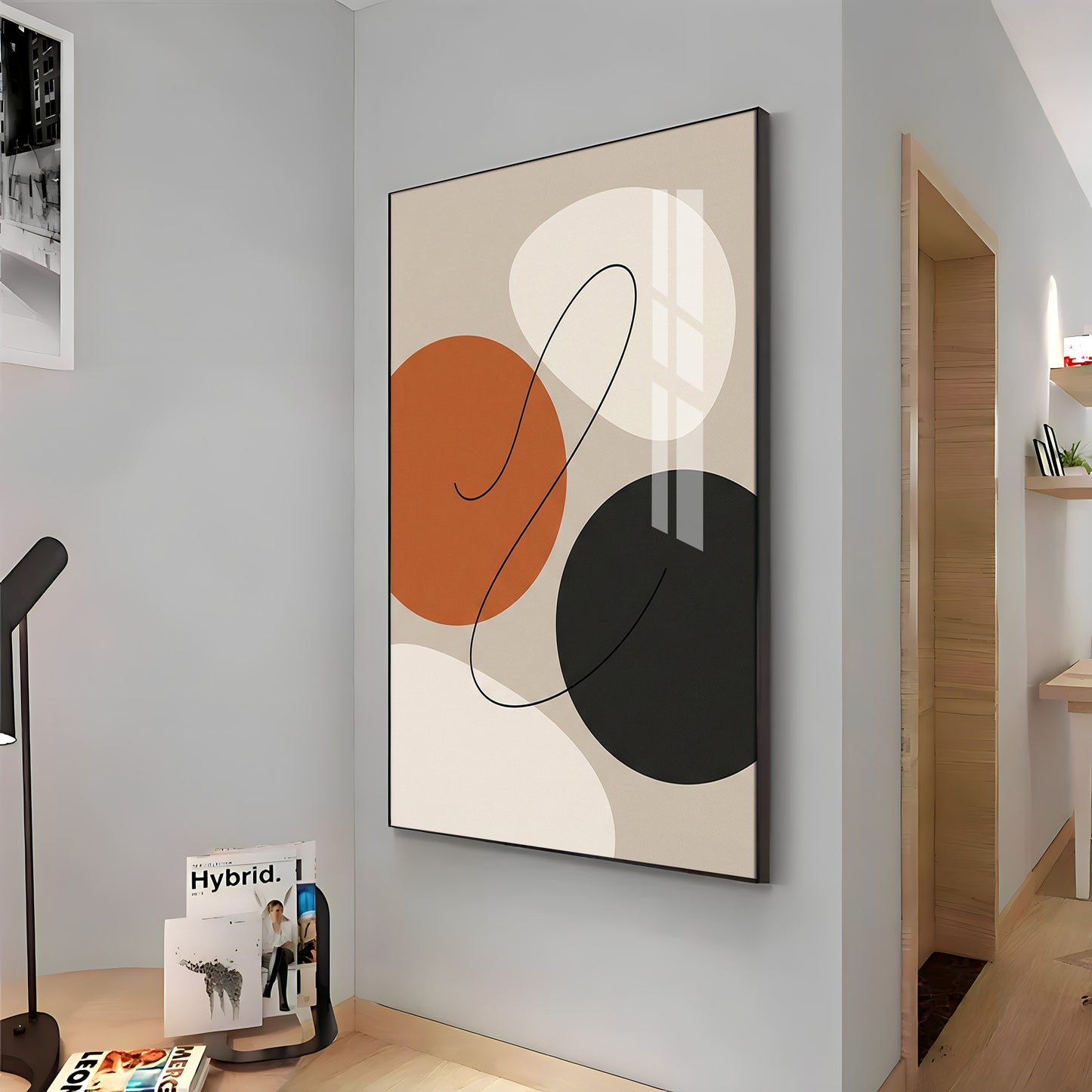 Circle Symphony Premium Acrylic Vertical Wall Art