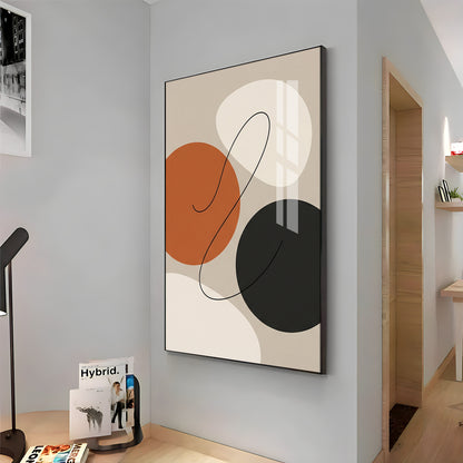 Circle Symphony Premium Acrylic Vertical Wall Art