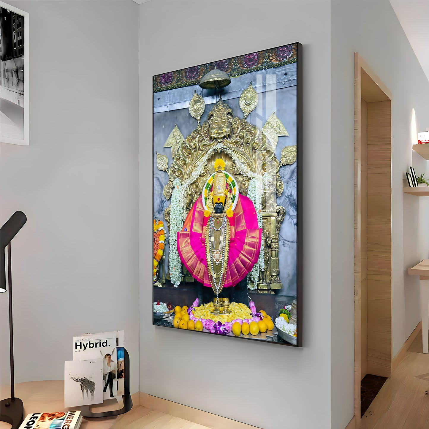 Shree Ambabai Premium Acrylic Vertical Wall Art