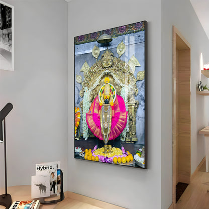 Shree Ambabai Premium Acrylic Vertical Wall Art