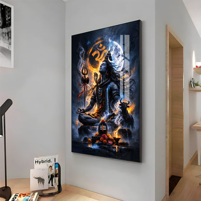 Shambhu Premium Acrylic Vertical Wall Art
