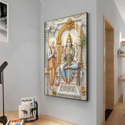 Lalita Tripurasundari Premium Acrylic Vertical Wall Art