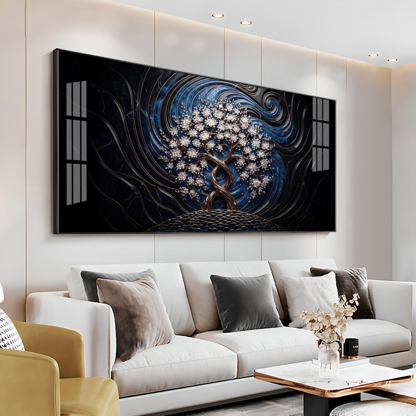 Lucky Wish Tree Premium Acrylic Horizontal Wall Art