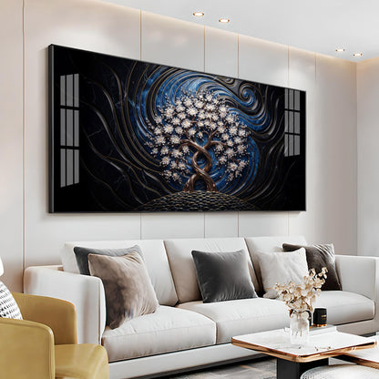 Lucky Wish Tree Premium Acrylic Horizontal Wall Art