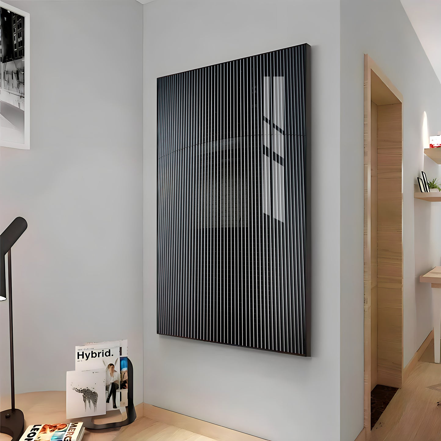 Grayscale Surface Premium Acrylic Vertical Wall Art