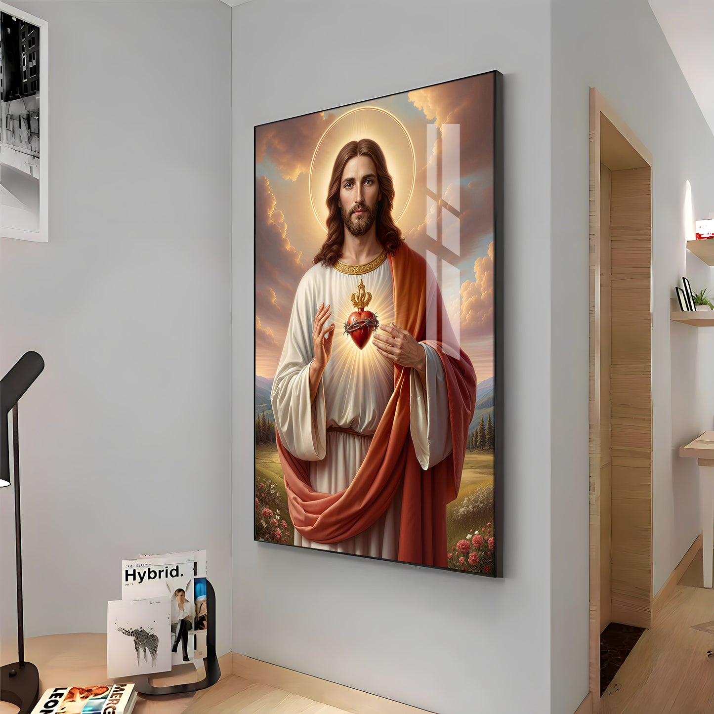 Emblem of Divine Love Premium Acrylic Vertical Wall Art