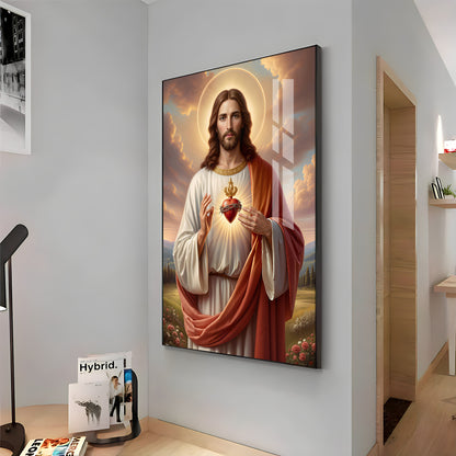 Emblem of Divine Love Premium Acrylic Vertical Wall Art