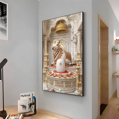 Depiction of Nandi Premium Acrylic Vertical Wall Art