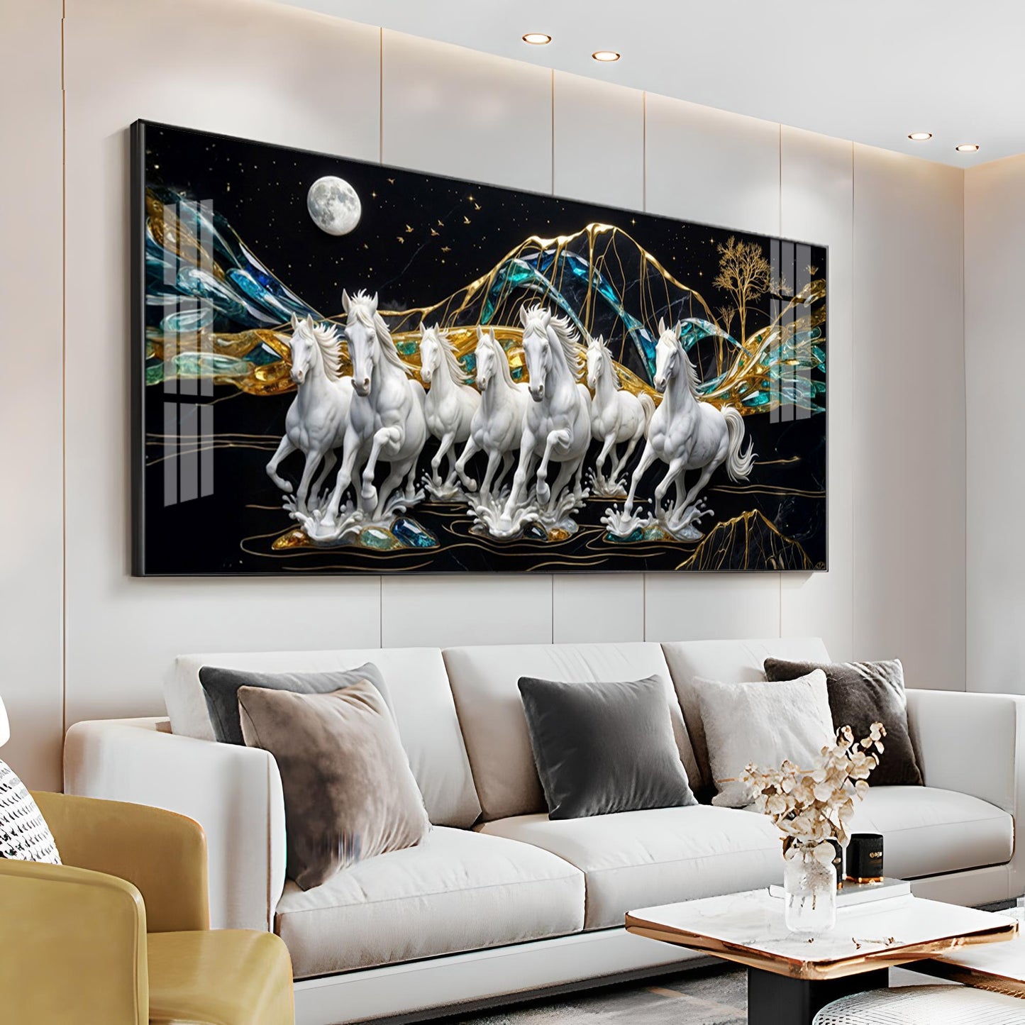 Horse Haven Premium Acrylic Horizontal Wall Art