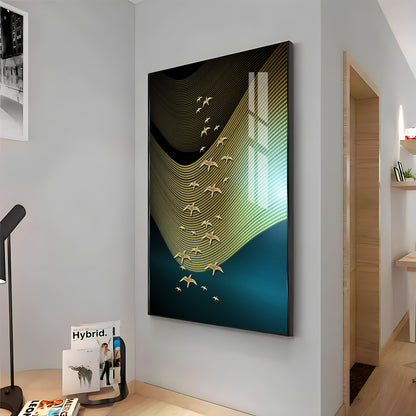 Wave of Wings Premium Acrylic Vertical Wall Art