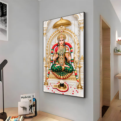 Annapurna With Shivling Premium Acrylic Vertical Wall Art