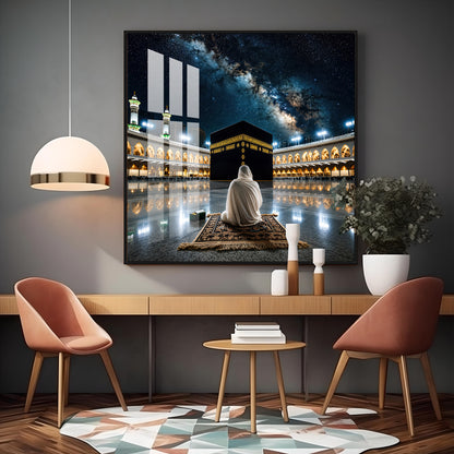 Kaaba Mecca Premium Acrylic Square Wall Art