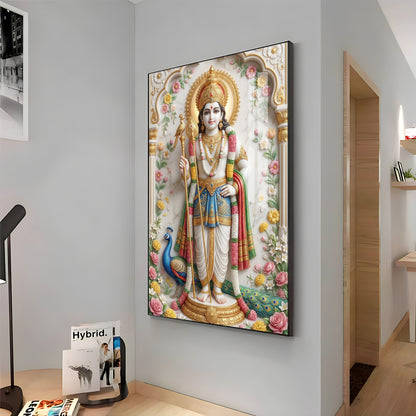 Murugan Premium Acrylic Vertical Wall Art