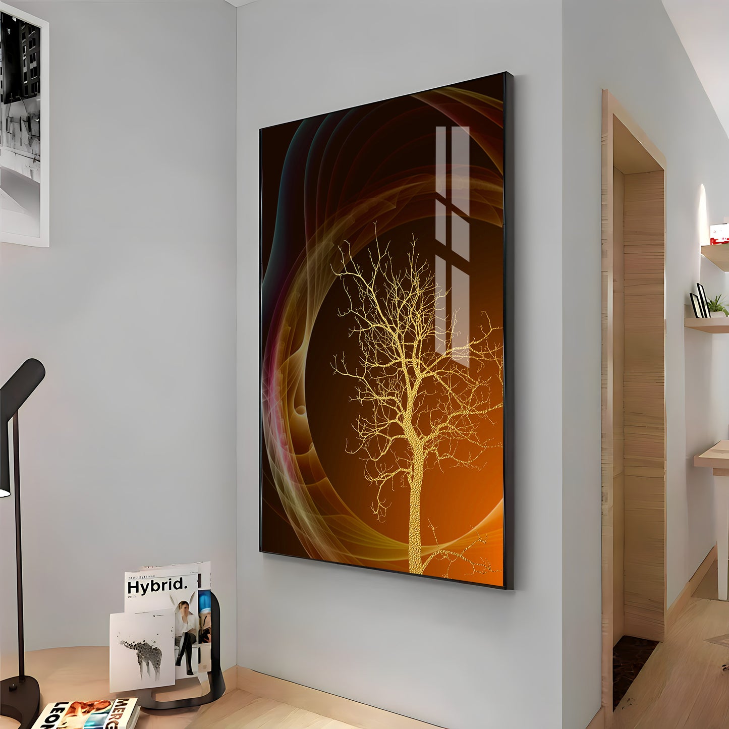Bare Tree Premium Acrylic Vertical Wall Art