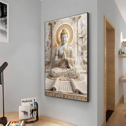 Lord Hanuman And Shivji Premium Acrylic Vertical Wall Art (Copy)