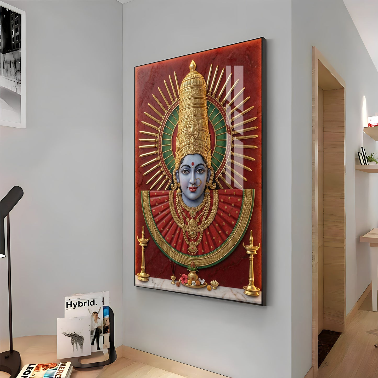 Renuka Yallamma Premium Acrylic Vertical Wall Art
