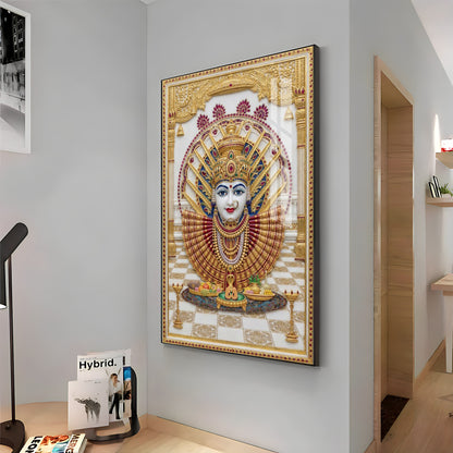 Goddess Renuka Premium Acrylic Vertical Wall Art