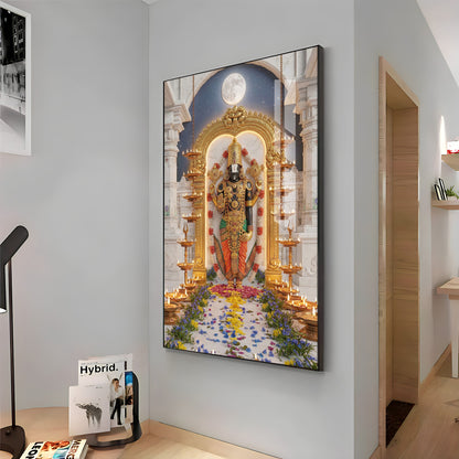 Tirupati Balaji Maharaj Premium Acrylic Vertical Wall Art