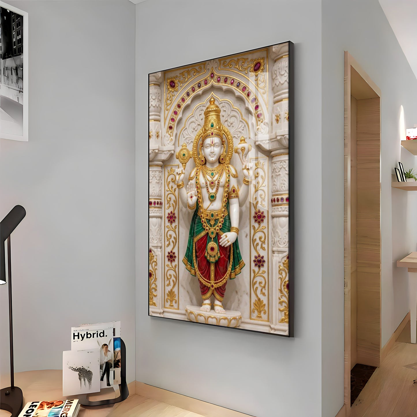 Bhagwan Murugan Premium Acrylic Vertical Wall Art