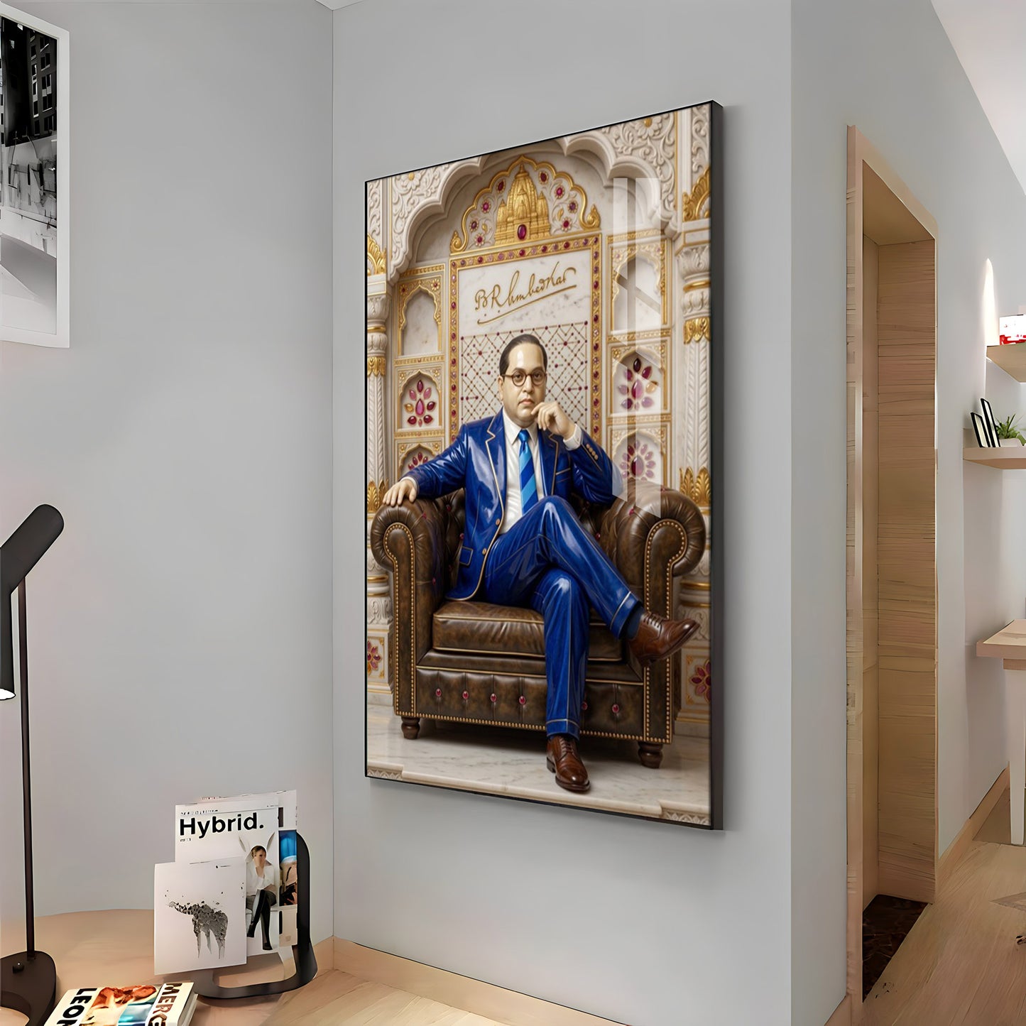 Dr. B.R. Ambedkar Premium Acrylic Vertical Wall Art