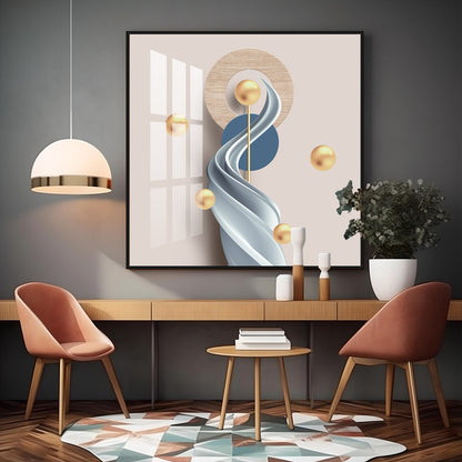 Modern Minimalist Geometric Premium Acrylic Square Wall Art